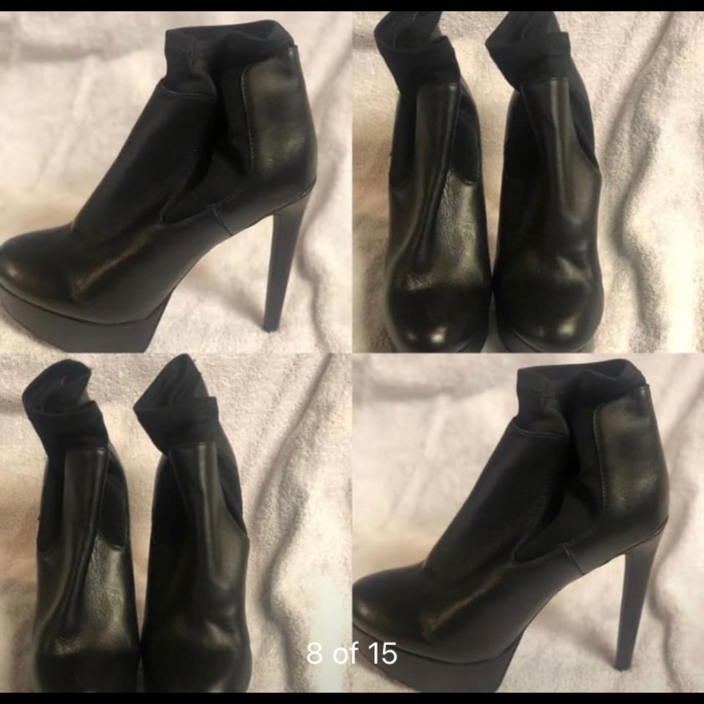 Black sock bootie